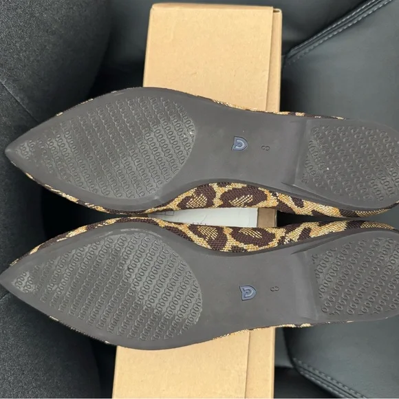 Rothy's Metallic Leopard Print Point II - Picture 6 of 6